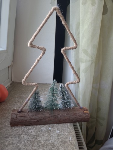 Süße deko mit holzstamm und - sÜße,