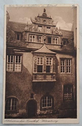 Alte ansichtskarte würzburg - alte, ansichtskarte,
