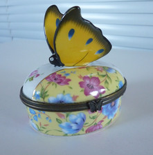 Limoges Porzellan Schmuck Dose