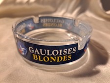 Gauloises Blondes Aschenbecher  Glas ca 11 cm Durchmesser