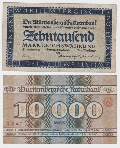 10000 mark banknote - 10000,