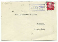 JESERITZ Schivelbein Land Landpoststempel ideal auf Brief 1934