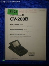 Sony Bedienungsanleitung GV