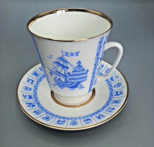 Russische lomonossow blau - russische, &