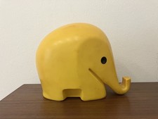 Elefant DRUMBO Spardose 17cm, sehr frühe Version (Luigi Colani, Dresdner Bank)