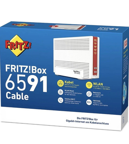 Avm fritz box 6591 cable - 6591, (ohne