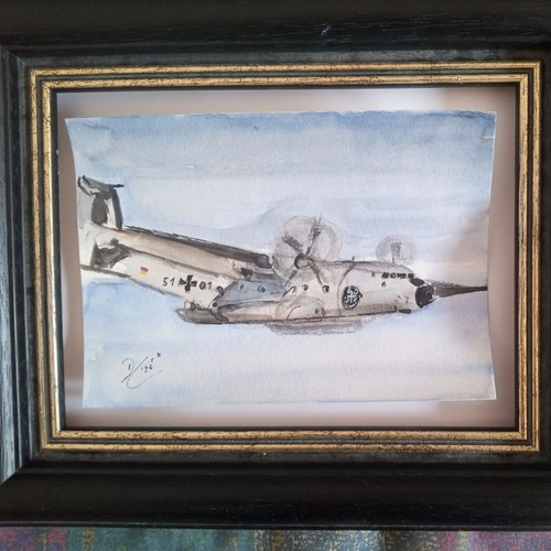 Aquarell transall c160 - "transall,