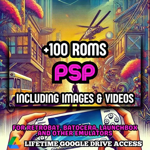 Psp roms pack 100 - psp,