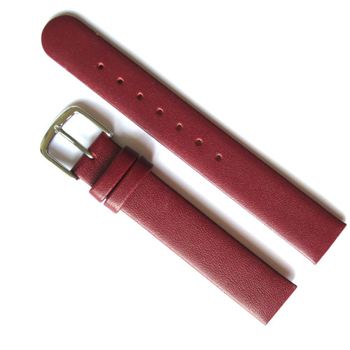 Uhrband leder rot mm - leder,