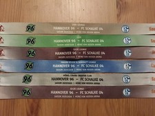 6x Sammler VIP Band 2.Bundesliga 6 Farben 2025/26 Hannover 96 vs FC Schalke 04 