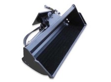 Baggerschaufel hydraulisch Minibagger Universal Montageplatte 80 - 140 cm Breite