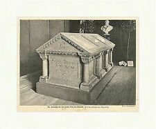 Der Sarkophag für den Fürsten Otto von Bismarck Schorbach Büste  E 3226