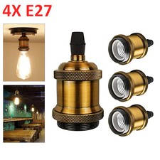 4x Lampenfassung E27 Vintage
