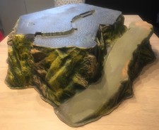 Elastolin 4 cm: Ritterburg 9766 mit zusätzlichem Wandelgang, NUR UNTERTEIL