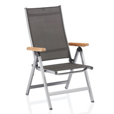 Kettler Granada Klappsessel - silber / anthrazit