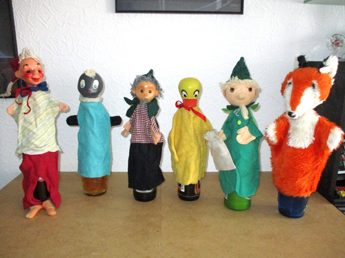 Ddr spielzeug theater puppen - theater,