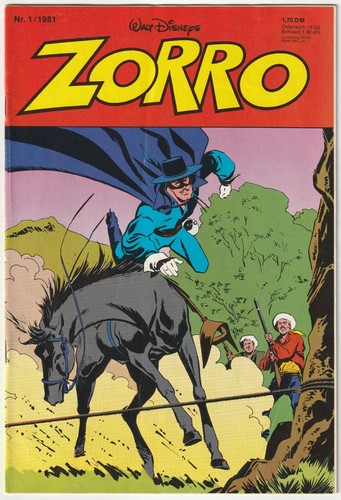 Zorro 1 1981 - zorro, #1/1981