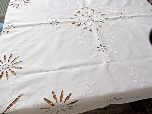 Tischdecke weiß elegant - tischdecke,