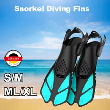 Verstellbare kurze Flossen Erwachsen Gr.36-47 Schnorchelflossen Schwimm Flossen