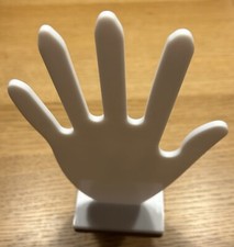 Schmuckhand  Plastik Weiß 