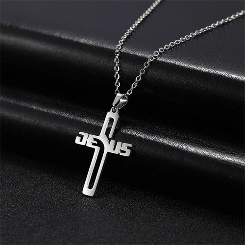 Edelstahl kette jesus kreuz - kette,