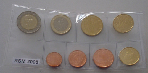San marino 2008 cent - 3,88,