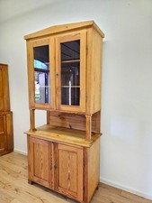  Bücherschrank Vitrine  Buffet Eiche Jugendstil um 1900