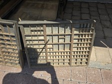 Alter Originaler Setzkasten aus Druckerei, Buchdruckerei ....Konvolut 