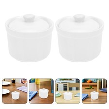  2 Pcs Suppenschüssel Mit Deckel Mini Auflaufform Keramik -Stock Pot