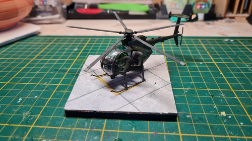 Italeri md500 top - md500, gebaut