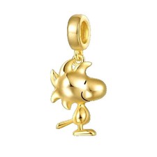 Peanuts Woodstock Charm Anhänger - 14 Karat vergoldet - Pandora kompatibel