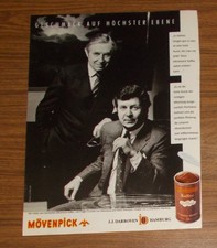 Seltene Werbung MÖVENPICK Kaffee - der Himmlische - Höchste Ebene 1981