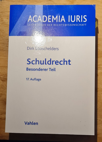 Schuldrecht besonderer teil - besonderer,