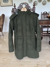 JAGDHUND Damen Loden-Steppmantel - Hohenzell -  oliv  (100% Wolle)  Gr. 44