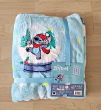 Disney Stitch Kuscheldecke Fleecedecke Weihnachten Neu