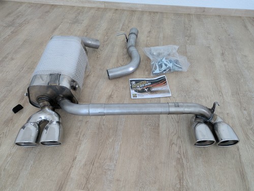 Edelstahl duplex sportauspuff - duplex,