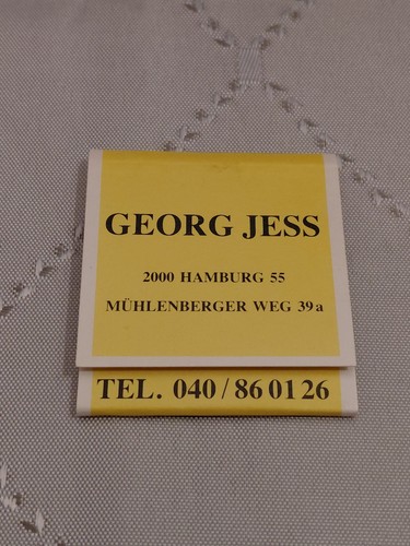 Streichholzheftchen georg - streichholzheftchen,,