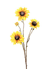 künstlicher Sonnenhut gelb