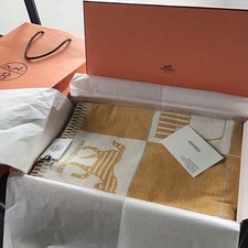 Neu HERMES Baumwolldecke