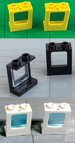 Lego fenster 1x2x2 - fenster, (60032