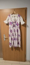 SCHÖNES DIRNDL mit Schürze GR. 42 L Trachtenkleid Oktoberfest Neu