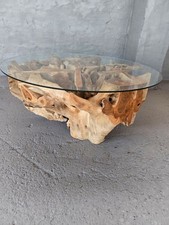 Couchtisch rund aus Massivholz