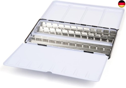 Aquarell leerkasten aus metall - aquarell-leerkasten,