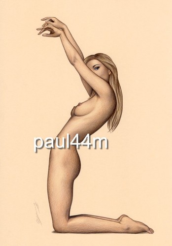 Nude art woman aktzeichnung - woman,
