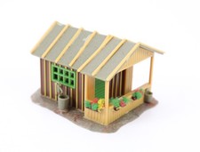 Faller H0 aus B-590 Gebäude Schrebergarten Gartenhaus gebaut
