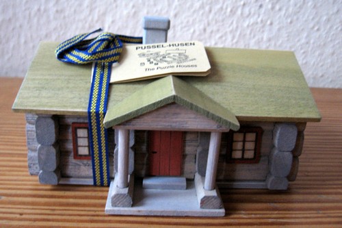 Puzzlehaus holzpuzzle holzhaus - puzzlehaus,