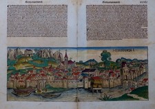 BODENSEE KONSTANZ KONZIL WELTCHRONIK SCHEDEL INKUNABEL PORTRÄTS KOBERGER 1493