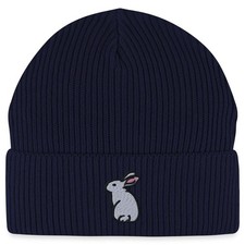 Hase Bestickt Bio Fisherman