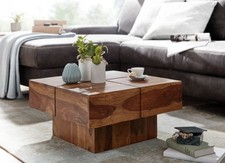 WOHNLING Couchtisch Massivholz