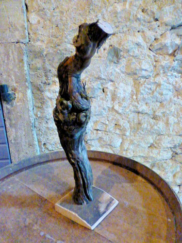 Stele skulptur holz naturholz - skulptur,